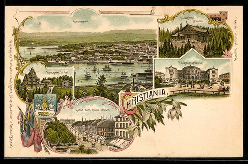 Lithographie oslo - oslo, /