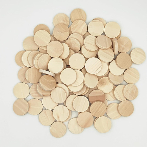 100 stück naturholzscheiben - 100,