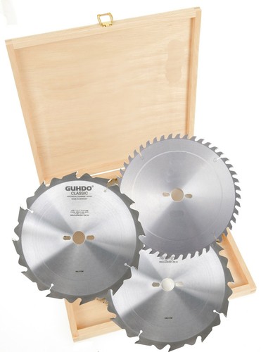 3er set kreissägeblatt - 3er, hm-